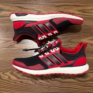 Men’s Size 16 Adidas Ultraboost 1.0 ATR Rutgers NCAA Shoes Red Black NEW